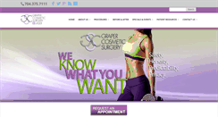 Desktop Screenshot of grapercosmeticsurgery.com